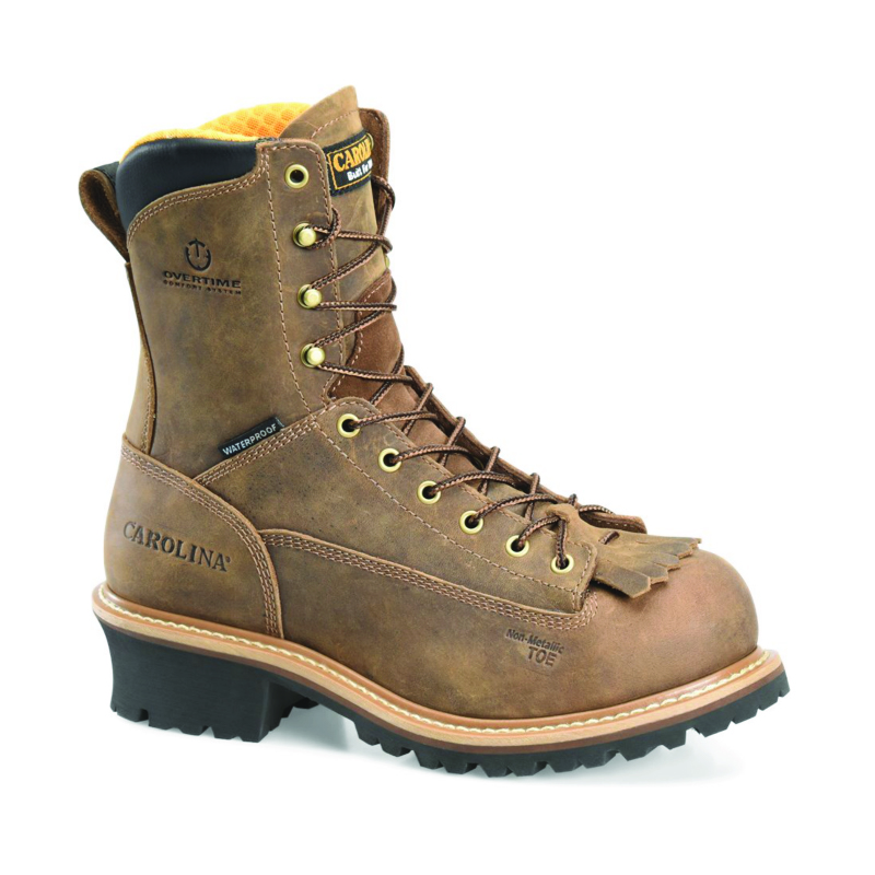 Carolina 8in Lace-To-Toe Waterproof Composite Toe Logger